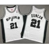 Tim Duncan, San Antonio Spurs ( Retro blanco) - NIÑOS